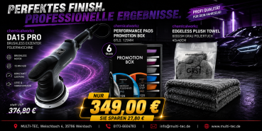 chemicalworkz Bundel DA15 PRO + 6 Pad´s in Box + MF
